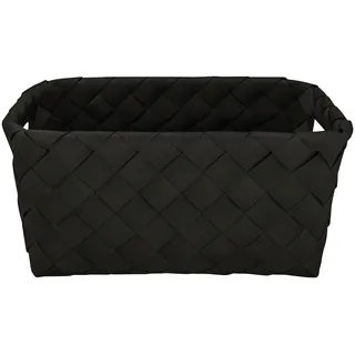 KLEINE WOLKE Aufbewahrungskorb Aspera 19 x 28 x 12 cm schwarz