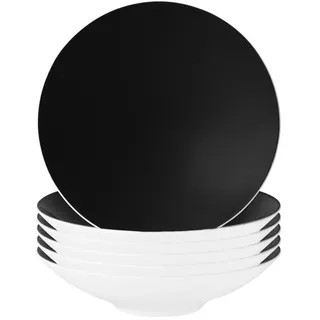 SELTMANN WEIDEN Suppenteller »Pasta- / Suppenteller Life Fashion ø 23,3 cm 6er Set«, schwarz