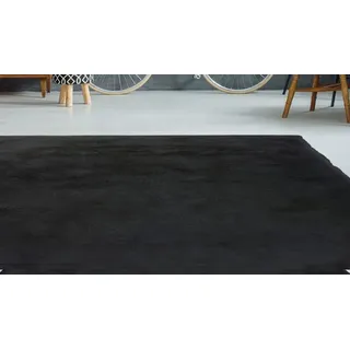 calo-deluxe Hochflor-Teppich »Vogesen 212« rechteckig 45 mm Höhe Kunstfell, Wohnzimmer, grau