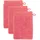 Superwuschel Waschhandschuh 15 x 20 cm coral 3 St.