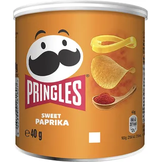 Pringles Sweet Paprika Stapelchips mit süß würzigem Geschmack 40g