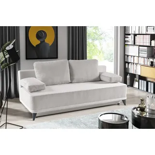 werk2 Schlafsofa »Rosso«, 2-Sitzer Sofa und Schlafcouch mit Federkern & Bettkasten