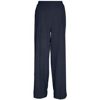 VERO MODA Damen Vmmymilo Hw Wide Pants WVN Ga Hose, Navy Blazer, S EU