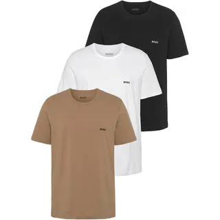 Boss T-Shirt »Rundhals BOSS ONE« Packung, 3er-Pack, 3 Einheiten - Medium beige
