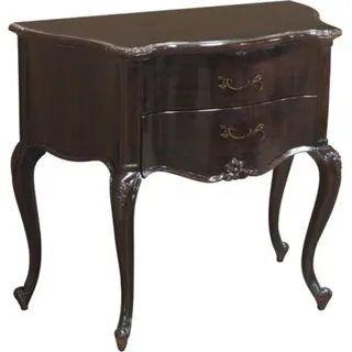 Casa Padrino Barock Luxus Kommode Braun-Rot B 80 cm, H 70 cm - Barock Möbel