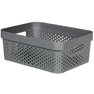 Curver Aufbewahrungsbox Infinity 35,6 x 26,6 x 13,6 cm 1-tlg. anthrazit