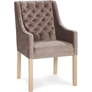 Chesterfield Stuhl Set Design Lehn Polster Garnitur Sessel Gruppe 10x Neu Stühle - Braun