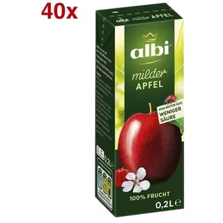Albi albi® milder Apfel Fruchtsaftkonzentrat 40x 0,2 l