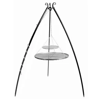 Cook King Schwenkgrill 200 cm inkl. Grillrost Ø 50 cm Edelstahl