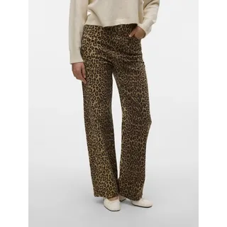 Vero Moda 7/8-Jeans VMTessa (1-tlg) Plain/ohne Details beige|braun|schwarz 27