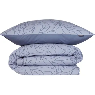 SCHIESSER Bettwäscheset Leaves - Renforcé - 2-teilig - 155 x 220 cm - Lavendel
