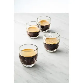 Espresso Geometrique Glas 100 ml - Transparent