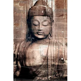 Deco-Panel REINDERS "Buddha", braun (farbe bild(er): braun), B:60cm H:90cm, MDF, Bilder, Deco-Panel, 60/90 cm
