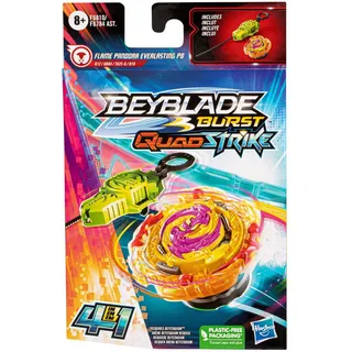 Hasbro Beyblade Burst QuadStrike Flame Pandora Everlasting P8 Kreisel Starter Pack, Battle Kreisel Spielzeugset mit Starter, Mittel