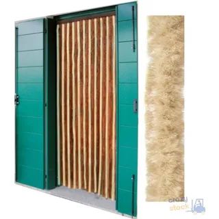 Tenda In Ciniglia Tinta 1 Beige Cm 100 X 220