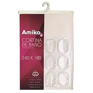 Amiko Gardine, Stoff, Beige, 240 x 180 cm