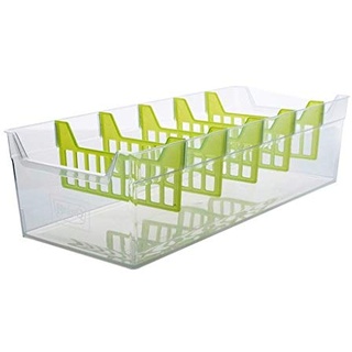 BranQ Küchenorganizer Aufbewahrung Gewürz Box Kiste Küchen Organizer Gewürzbehälter (Transparent)