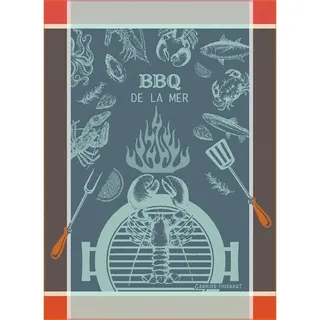 Garnier GARNIER-THIEBAUT Geschirrtuch BBQ DE LA MER 56 x 77 cm Baumwolle