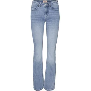 Vero Moda Flash Flared Petite Jeans - Light Blue Denim - XL - 28