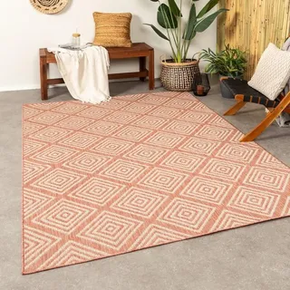 Gartenteppich - Brava Terracotta - 80x150cm - Boho, Klassik, Industrielle, Ländlich, Modern, Retro - Balkon, Garten / Terrasse -  FRAAI | Home & Living - Bronze