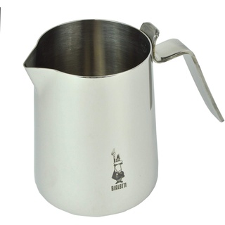 Bialetti 0001808 Milchkännchen Edelstahl, Rostfreier Stahl, Silber, 20 cm