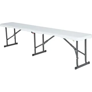 Bank Lifetime Boston klappbar weiß (183x30x42cm) - Weiß