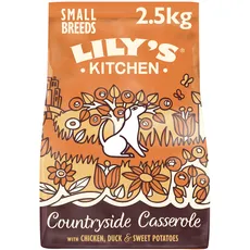 Lily's Kitchen Mit natürlichen Zutaten hergestellt Für ausgewachsene Hunde kleiner Rassen Trockenfutter Huhn & Ente Getreidefreie Rezeptur 2.5kg