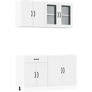 vidaXL Küchenschrank-Set Lucca 4-tlg. Weiß