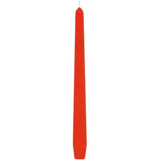 Spitzkerzen 245 mm, 8 Stunden Brenndauer, orange, 10 Stk.
