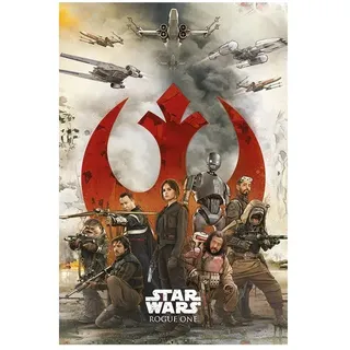 Star Wars Rogue One Rebels Maxi Poster, mehrfarbig