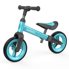 MHCYLION Laufrad ab 1.5-4 Jahre bis zu 25 kg, Lenkrad und Sattel höhenverstellbar, Lenkradschloss, Ultraleicht Kinderlaufrad Balance Fahrrad für Jungen Mädchen(Blau)