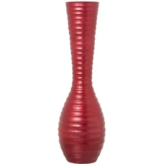 Alexandra House Living Bodenvase Rot, Keramik, 22 x 22 x 74 cm
