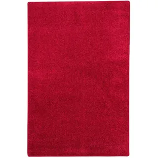Snapstyle Hochflor Velours Teppich Mona Rot, 100x200cm