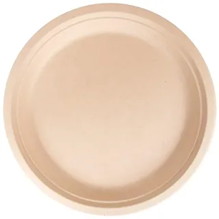 Teller "Bionic" 30 Cm Ø 30X2,5 Cm Natur Zellulose - 50 Un.