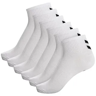 hummel Hmlchevron 6er Pack Mid Cut Socken Weiß 46-48