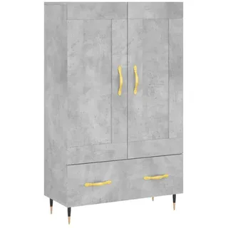 vidaXL Highboard Betongrau 69,5x31x115 cm Holzwerkstoff