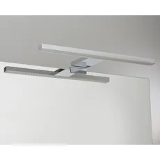 Loevschall Spiegelleuchte »LED Aufsatzleuchte Lagan«, inkl. Transformator, silberfarben