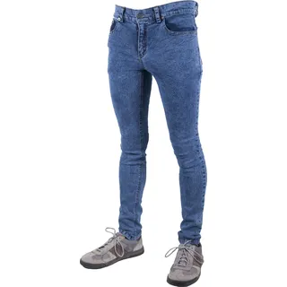 Rock Rag - Vintage Style, Hose Blau im Skinny-Fit-Style - Lila