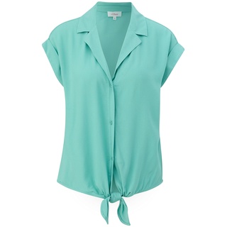 s.Oliver Women's Bluse ärmellos, Blue Green, 40