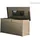 FreizeitBox 100 101 x 61 x 46 cm Bronze-Metallic