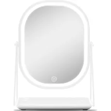 Cimi, Kosmetikspiegel, Gillian Jones - Mirror With LED Light and Tray - White