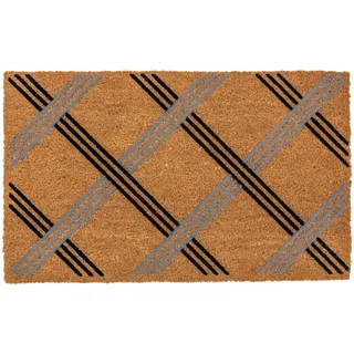 Astra Coco Karo 45 x 75 cm Braun/Schwarz