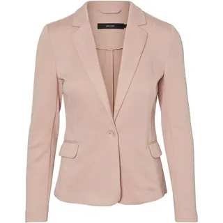 VERO MODA Damen Jersey Blazer Julia leichte Stoffjacke 10154123 Misty Rose 36