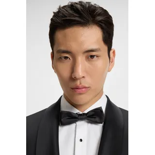 Boss Herren F-BOW TIE In Italien gefertigte Fliege aus Seiden-Jacquard Schwarz Stck - Einheitsgröße