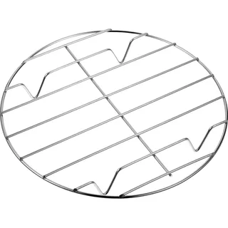 HEMOTON Edelstahl Rundes Grillrost 7.87 Zoll – Vielseitiges BBQ Abkühlgitter Für Fleisch Fisch Gemüse Und Pizza – Spülmaschinenfestes Grillzubehör Für Garten Camping Und Outdoor-Grill