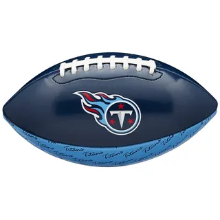 Wilson American Football MINI NFL TEAM PEEWEE, Kindergröße, Mischleder, Tennessee Titans