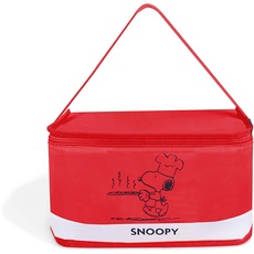 Excelsa 61622 Lunch Box Snoopy, Polyester, rot