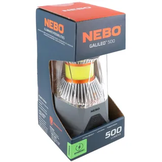 Nebo Laterne Kunststoff 500 lm inkl. Dimmfunktion grau