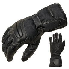 PROANTI Motorradhandschuhe Regen Winter Motorrad Handschuhe Herren Damen (XS)