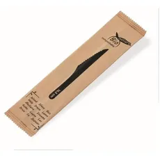Messer (aus Holz) 16,5cm einzeln verpackt [100 St.]